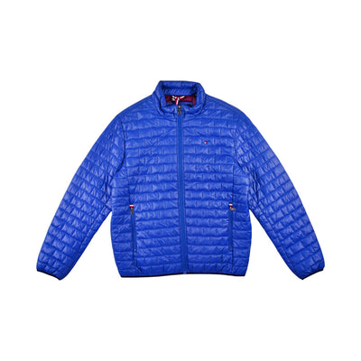 TH MEN L/S QUILTED JACKET 156AN177 R-BLUE L (IR)