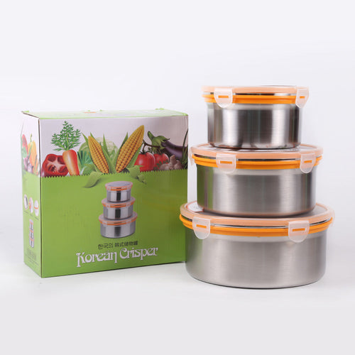 FREEZER BOWL 3PC SET KOREAN CRISPER