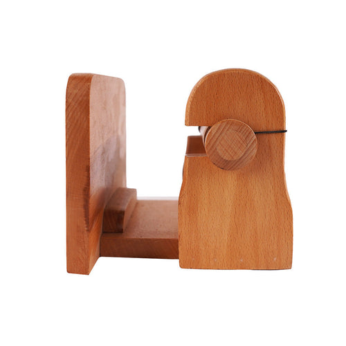 WALL TISSUE STAND SMALL BEECH WOOD 9021
