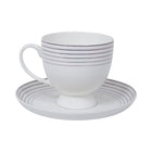 CUP & SAUCER BONE CHINA MORE & MORE FD007 AW (Pack of 6)
