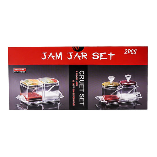 JAM POT SET 2PC ACRYLIC IR F2912