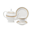 TEA SET 24PC BONE CHINA HS001 AW