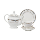 TEA SET 24 PC BONE CHINA HS003 AW