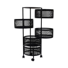KITCHEN TROLLEY 5TIRE IR ROUND 7000009-5