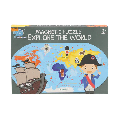 8326-3 Magnetic Puzzle Explore The World (3+ Year) Z.B