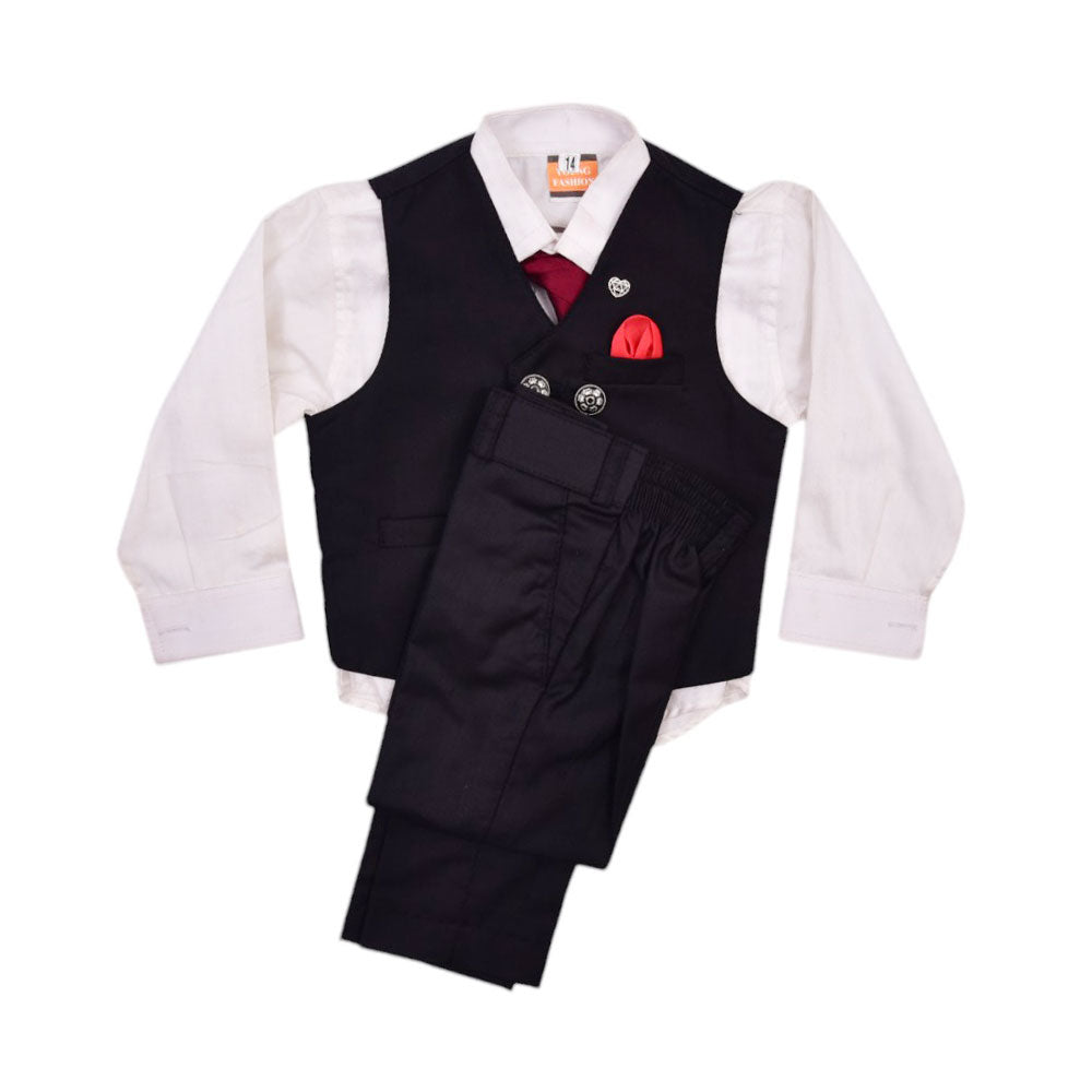 BOYS L/S 3PC SUIT WITH WAIST COAT 14 9911-15 MW-21 2-3 YEAR
