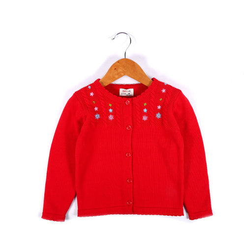 GIRLS L/S CARDIGAN SWEATER IR 1805 MW-21 2-3 YEAR