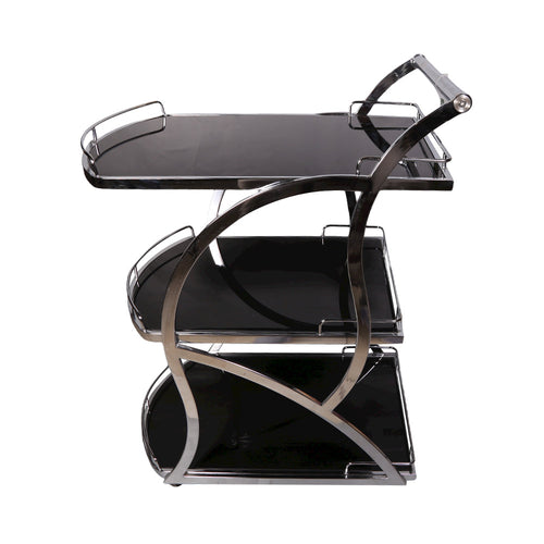 Tea Trolley Ir D518 A+B+C Silver