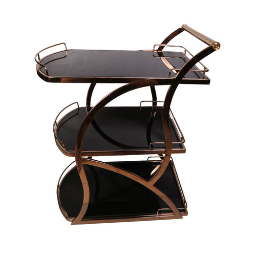 Tea Trolley Ir D518 A+B+C Rose Gold
