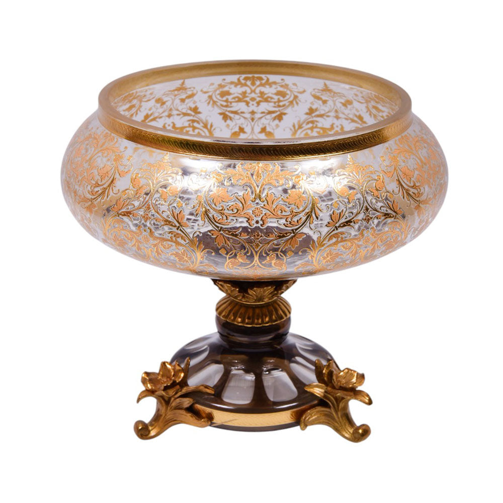BOWL CRYSTAL BRASS IR E9-B3040-1 JSC03-D04-1