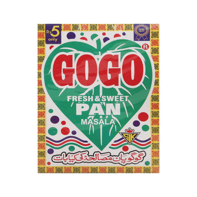GOGO FRESH & SWEET PAN MASALA 48 PCS 260 GM