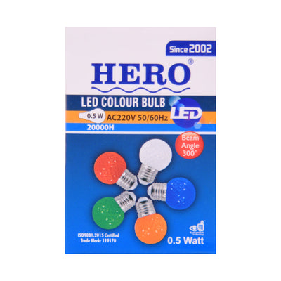 HERO LED COLOR BULB ZERO 0.5 WATT