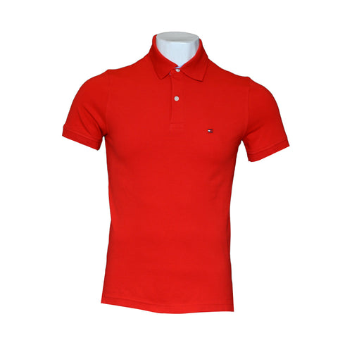 TH MEN S/S POLO 78J0043611 RED L (IR)