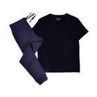 BAN MEN S/S NIGHT SUIT 1524845 BLK M (IR)