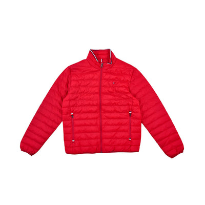 TH MEN L/S PUFFER JACKET 78J6192-610 RED M (IR)