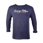 THE MEN L/S R-NECK T-SHIRT 78J7083-410 NVY (IR) L