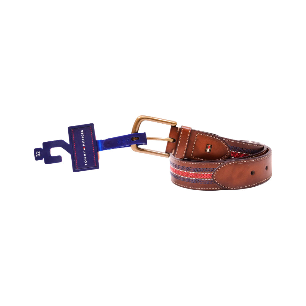 TH MEN BELT 11TL02X057 TAN (IR) 32