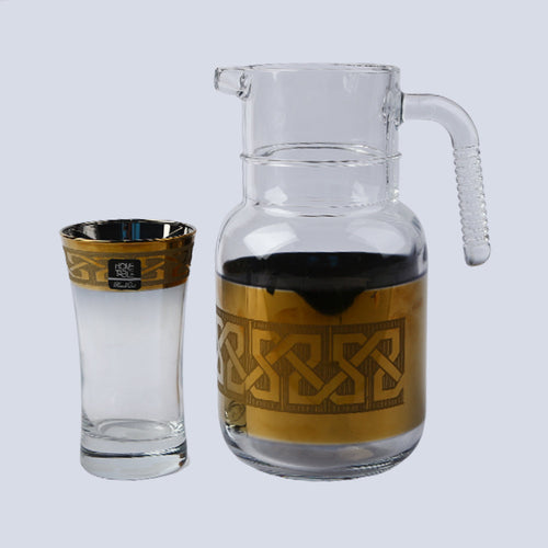 WATER SET 7PC PSB AZUR GOLDEN 97873-HGB020