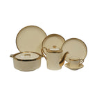 DINNER SET BONE CHINA 63PC HJD16ET OFF WHITE