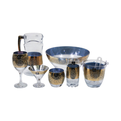 PARTY SET PSB HAND CUT 28PC GOLD CH-HG143
