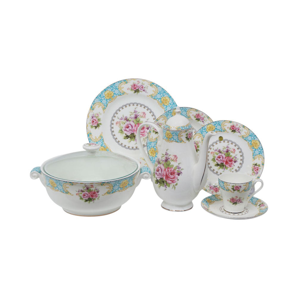 DINNER SET JOHNWOOD 87PC A21F06G