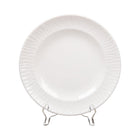 PLATE DINNER MELAMINE EMBOSSED PEARL WHITE