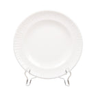 PLATE QUARTER MELAMINE EMBOSSED PEARL WHITE