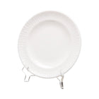 PLATE QUARTER MELAMINE EMBOSSED PEARL WHITE