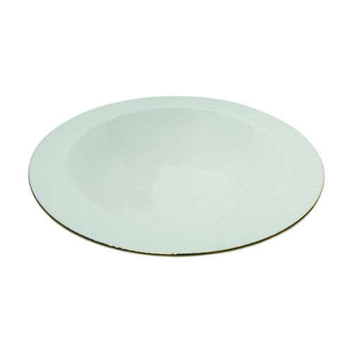 PLATE DEEP 9INCH IR ZEBRA EMBOSSED