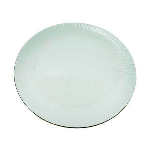 PLATE QUARTER 9INCH IR ZEBRA EMBOSSED B