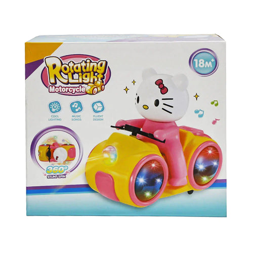 2107-2D HELLO KITTY STUNT BIKE B/O IR (3+ YEAR)
