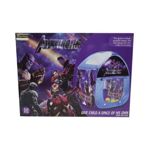 Kc01 Avengers Tent With 50 Balls Ir (3+ Year)