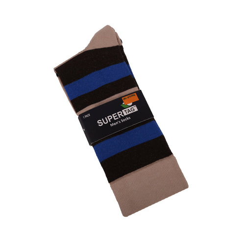SUPER SOCKS STRIPE P1 (CAMEL)