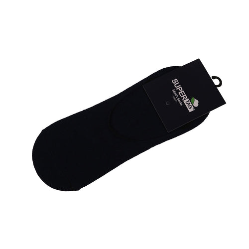 SUPER TAG NOSHOW SOCKS BLUE PLAIN 1PC HZ