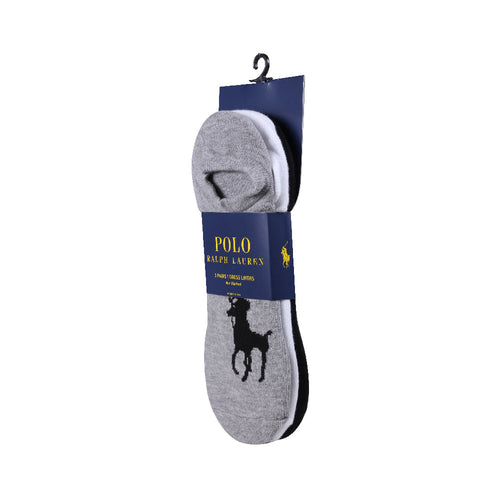 POLO LOAFER SOCKS P-3 8315PK GREY ASSO (IR)