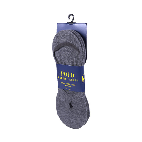 POLO LOAFER SOCKS P-3 8316PK CHRCL HTR (IR)