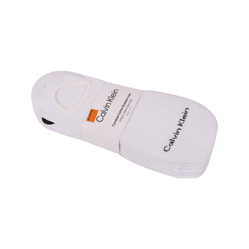 CK LOAFER SOCKS P-6 CVM201LN01002 WHT (IR)