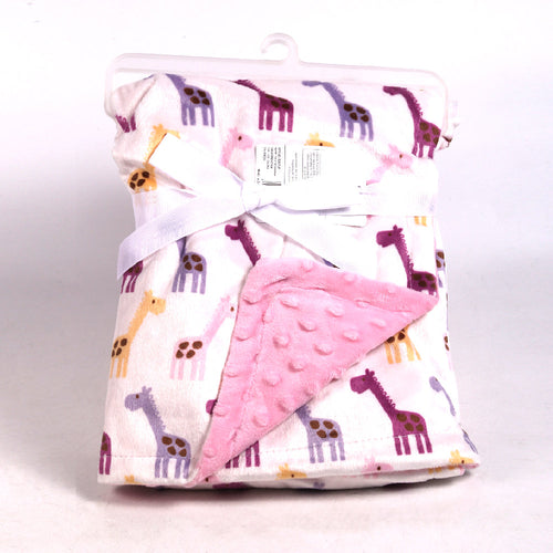 BABY FLEECE WRAPPING SHAWL IR MS-22 50572P