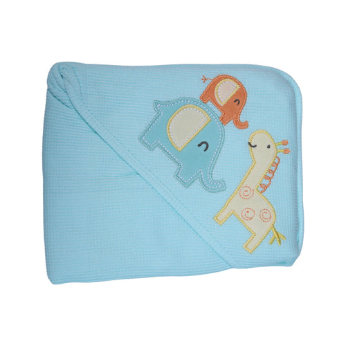 BABY COTTON WRAPPING SHEET HOODED IR CLBL65-D MS-22 S34-35