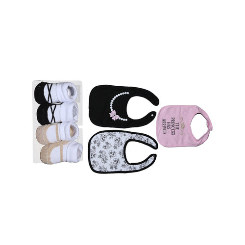 BABY BIB 3PC WITH 2 PAIR BOOTIES SET MW-22 CHI 17603