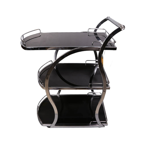 Tea Trolley Ir Silver D528 A+B+C