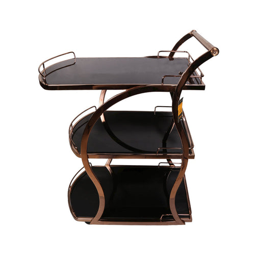 Tea Trolley Ir Rose Gold D528 A+B+C