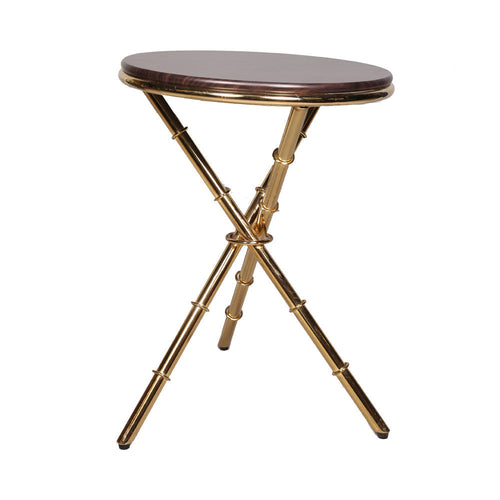 Round Table Golden Italian Style D/Brown