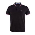 TH MEN S/S POLO SHIRT 78B2300-012 BLK L (IR)