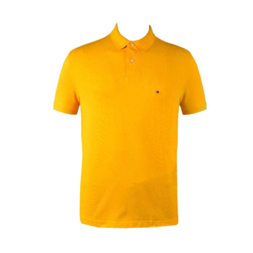 TH MEN S/S POLO SHIRT 78J6335-710 YLW L (IR)