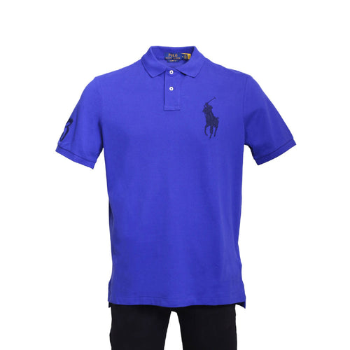 RL MEN S/S BIG POLO SHIRT 394004 BLU M (IR)
