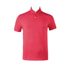 TH MEN S/S POLO SHIRT 78J0043-611 RED L (IR)