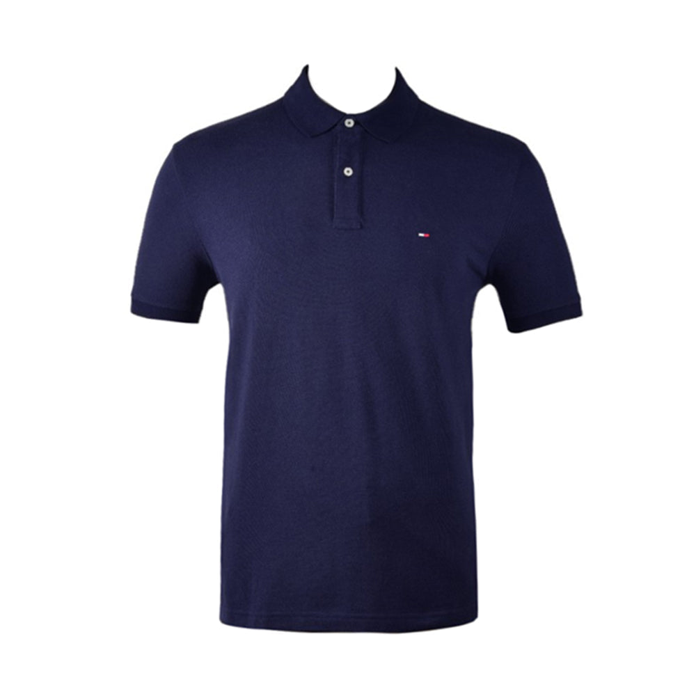 TH MEN S/S POLO SHIRT 7802266-468 NVY M (IR)
