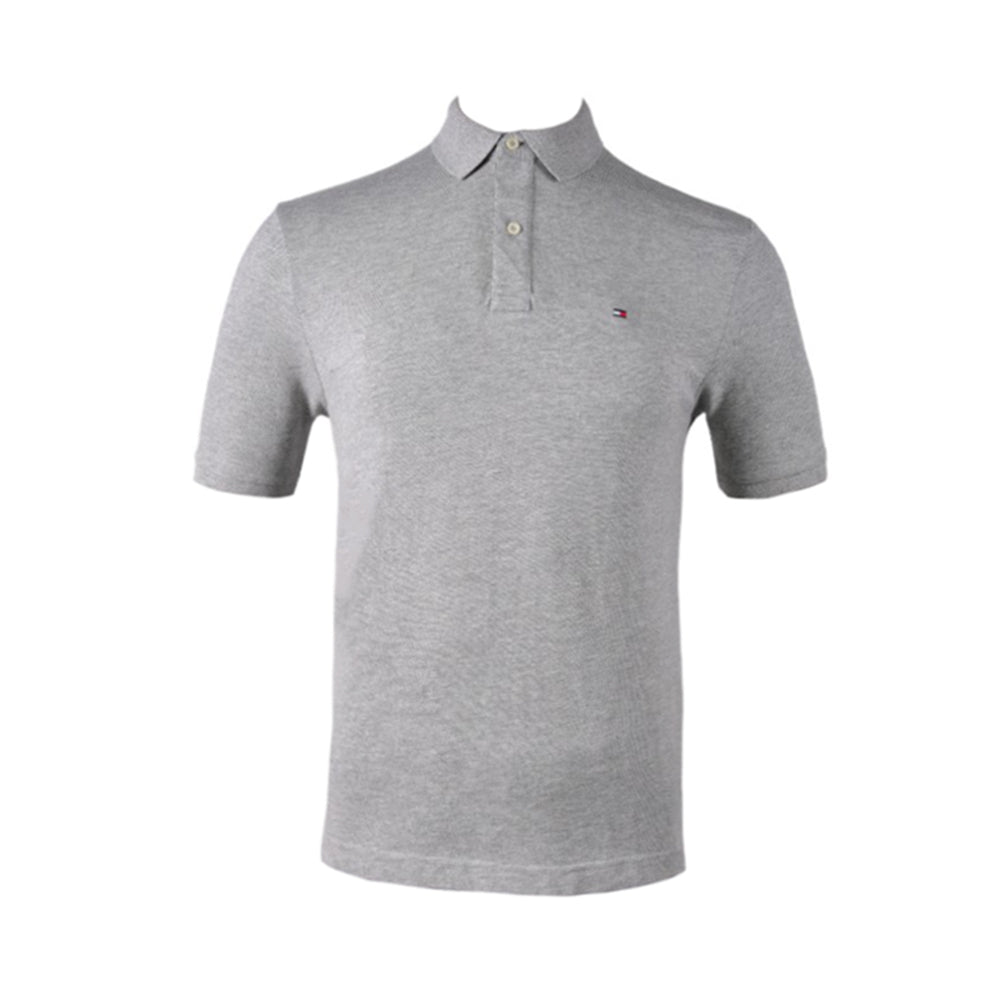 TH MEN S/S POLO SHIRT 7803120-043 GRY S (IR)