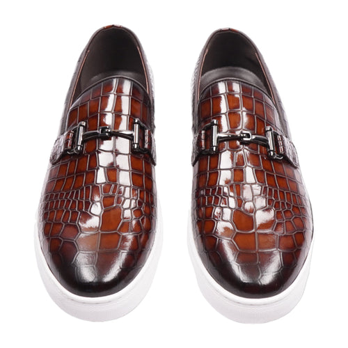 EXCELLENT MEN SHOES 1701-82 BRN IR 41